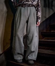 Casper John（キャスパージョン）の「Double face tuck easy sweat pants/ダブルフェイスタックイージースウェットパンツ（スウェットパンツ）」