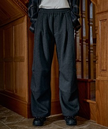 Casper John（キャスパージョン）の「Double face tuck easy sweat pants/ダブルフェイスタックイージースウェットパンツ（スウェットパンツ）」