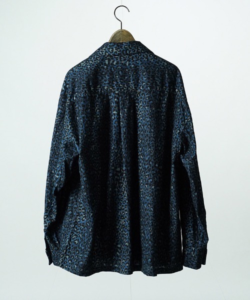 EGO TRIPPING(エゴトリッピング)の「ms6588-LEOPARD FLANNEL SHIRTS レオパードフランネルシャツ(616752)(シャツ/ブラウス・メンズ・ネイビー/ベージュ・46/48)」の18枚目の写真