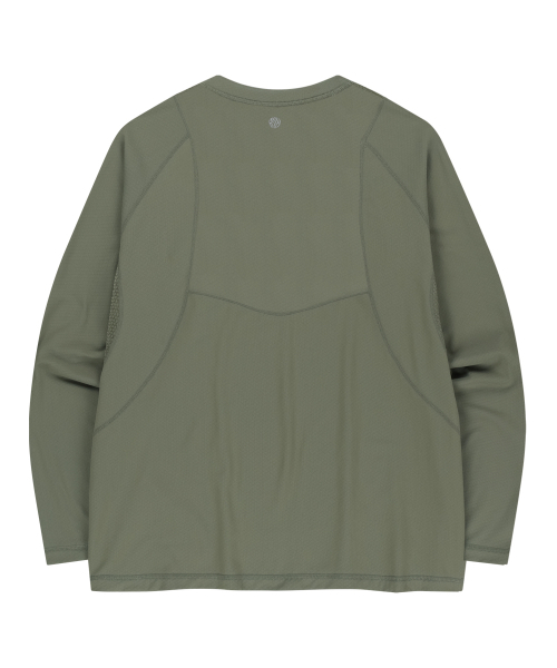 OFFGRID(オフグリッド)の「ベントラオクタロングスリーブ-カーキ(Tシャツ/カットソー・メンズ・その他・SMALL/MEDIUM/LARGE/X-LARGE)」の2枚目の写真