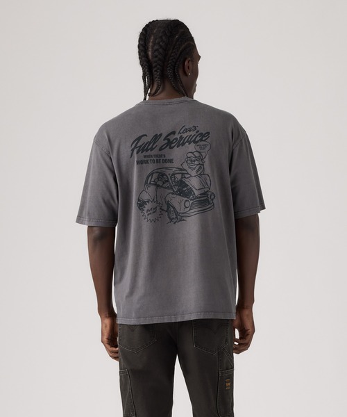 Levi's(リーバイス)の「Levi's/リーバイス WORKWEAR グラフィックTシャツ(Tシャツ/カットソー・メンズ・グレー・S/M/L)」の2枚目の写真