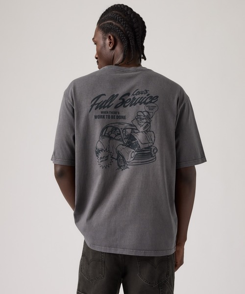 Levi's(リーバイス)の「Levi's/リーバイス WORKWEAR グラフィックTシャツ(Tシャツ/カットソー・メンズ・グレー・S/M/L)」の3枚目の写真