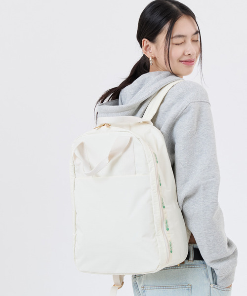 PAN AM 旅行用2wayバッグ、旅行かばん、街歩きリュック/ホワイト ON JOURNEY BACKPACK アーバンデュー（バックパック/リュック