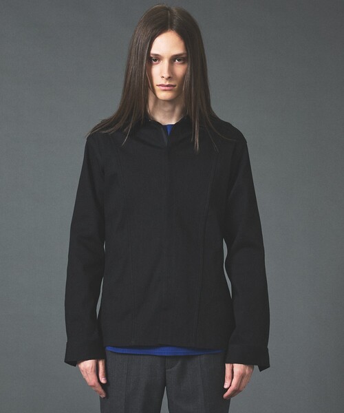 5351 POUR LES HOMMES（ゴーサンゴーイチプールオム）の「【セットアップ対応】デニムロングスリーブシャツ（シャツ/ブラウス・メンズ・ブラック/インディゴブルー・44/46/48/50）」の4枚目の写真