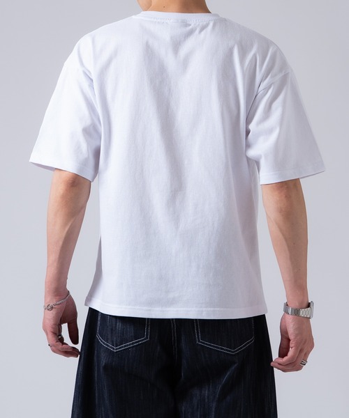 OXA(オグザ)の「【2パック】ショート無地半袖Tシャツ 80013(Tシャツ/カットソー・メンズ・ホワイト×ブラック/ブラック/ホワイト・LARGE/MEDIUM/SMALL/X-LARGE)」の6枚目の写真