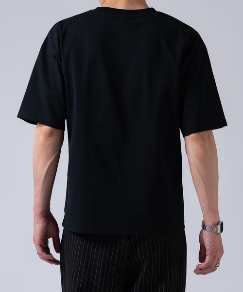 OXA(オグザ)の「【2パック】ショート無地半袖Tシャツ 80013(Tシャツ/カットソー・メンズ・ホワイト×ブラック/ブラック/ホワイト・LARGE/MEDIUM/SMALL/X-LARGE)」の17枚目の写真