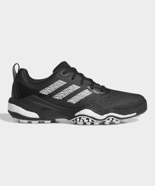 adidas(アディダス)の「コードカオス 25【adidas Golf/アディダスゴルフ】(スニーカー・メンズ・ブラック×ホワイト・24.5cm/25.5cm/26.5cm/27.5cm/28.5cm/29.5cm/30.0cm/25.0cm/26.0cm/27.0cm/28.0cm/29.0cm)」の1枚目の写真
