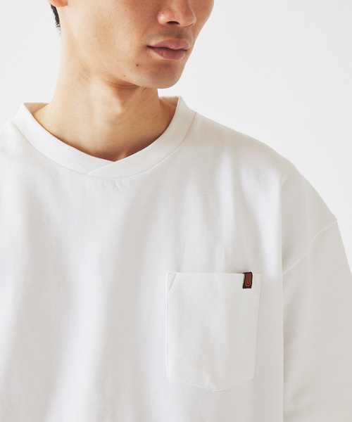 JOURNAL STANDARD relume(ジャーナルスタンダード レリューム)の「《追加》UNIVERSAL OVERALL 別注 ブラックラベル ポンチTシャツ(Tシャツ/カットソー・メンズ・ホワイト/ブラック/チャコールグレー・MEDIUM/SMALL/LARGE)」の21枚目の写真
