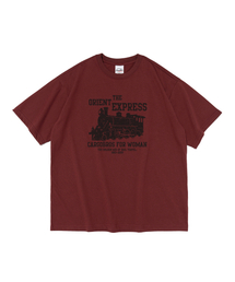 オリエントエクスプレス 半袖Tシャツ (ワイン)