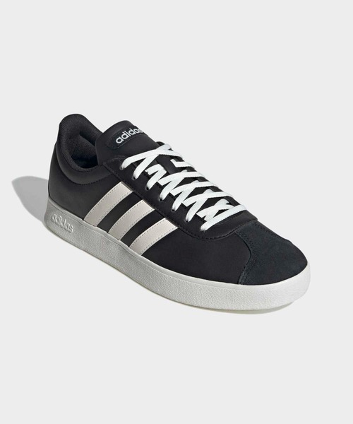 adidas(アディダス)の「VL コート ベース / VL COURT BASE / アディダス adidas スニーカー(スニーカー・メンズ・ブラック系その他・22.5cm/23.5cm/24.0cm/23.0cm/22.0cm/24.5cm/28.0cm/28.5cm/29.0cm/29.5cm/25.0cm/25.5cm/26.0cm/26.5cm/27.0cm/27.5cm)」の4枚目の写真