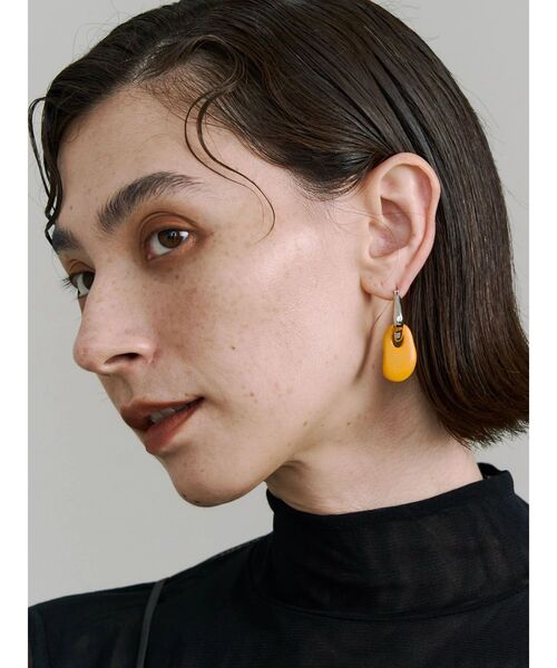UN3D.（アンスリード）の「2WAY PLUMP PIERCE / 2ウェイプランプピアス（ピアス（両耳用）・レディース・ボルドー/ターコイズブルー/その他1・FREE）」の6枚目の写真