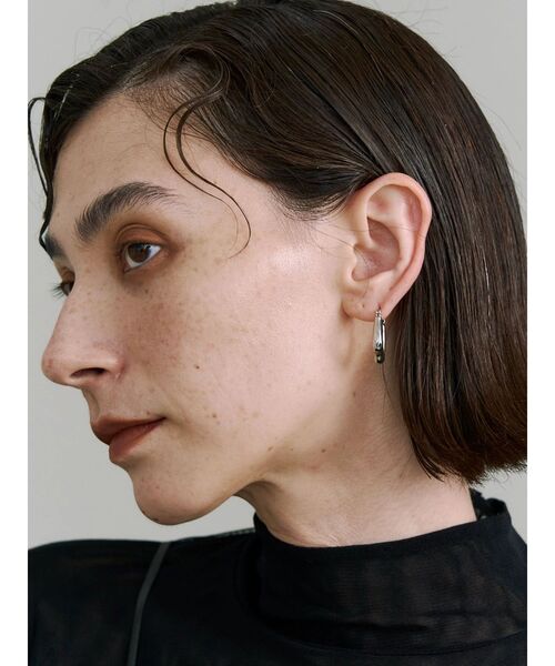 UN3D.（アンスリード）の「2WAY PLUMP PIERCE / 2ウェイプランプピアス（ピアス（両耳用）・レディース・ボルドー/ターコイズブルー/その他1・FREE）」の8枚目の写真