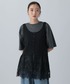 LEPSIM（レプシィム）の「変形テレコレースドッキングノースリーブ　1057217（Tシャツ/カットソー・FREE）」