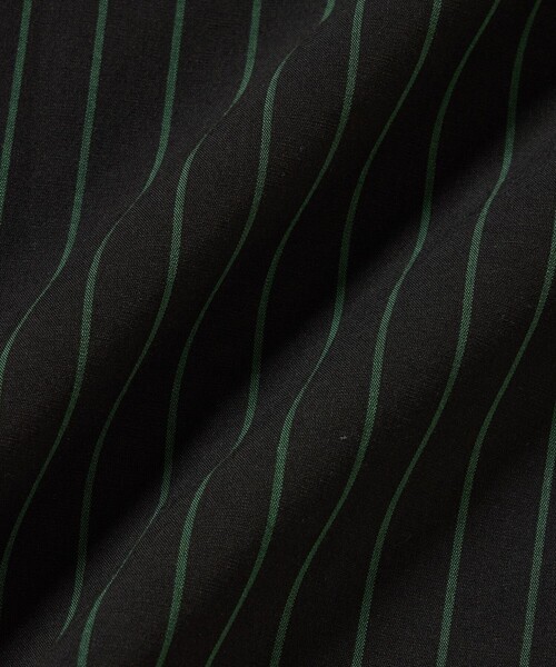 LACOSTE（ラコステ）の「パネルストライプ オープンシャツ（シャツ/ブラウス・メンズ・ダークグリーン/オフホワイト/ブラック・39/38/40/41）」の4枚目の写真