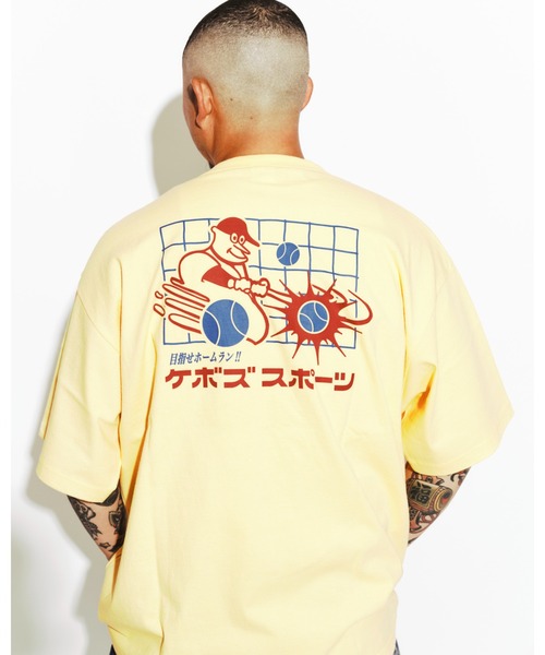 KEBOZ(ケボズ)の「MHS S/S TEE(Tシャツ/カットソー・メンズ・ホワイト/グレー/ライトイエロー・M/L)」の3枚目の写真