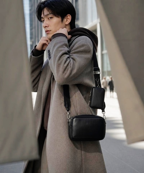 Burner(バーナー)の「【Leathen Leather(レーセンレザー)】ショルダーバッグ lea-shbag-8-27【RBTS】(ショルダーバッグ・メンズ・ブラック・FREE)」の7枚目の写真