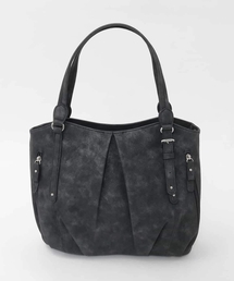 [2WAY]サイドファスナータックデザイントートバッグ