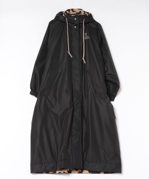 Vivienne Westwood(ヴィヴィアンウエストウッド)の「PIXILTED LEOPARDリバーシブルコート(その他アウター・レディース・ブラック系その他・FREE)」の1枚目の写真