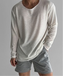 DSルーズネック長袖Tシャツ