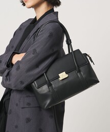 フラップ クラスプ トートバッグ
