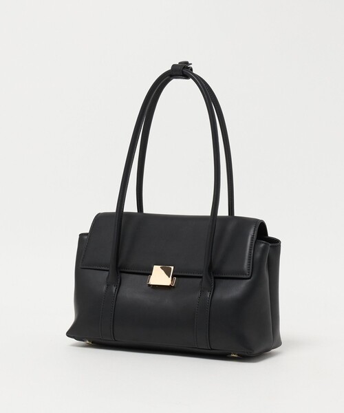 UNITED ARROWS(ユナイテッドアローズ)の「フラップ クラスプ トートバッグ(トートバッグ・レディース・ブラック/ブラウン系・FREE)」の8枚目の写真