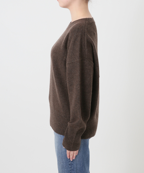 Spick & Span(スピックアンドスパン)の「ウールカシミヤクルーネックプルオーバー(ニット/セーター・レディース・グレー/ブラウン/ブルー/ベージュ系その他/ピンク系その他・FREE)」の13枚目の写真