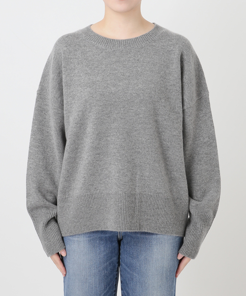 Spick & Span(スピックアンドスパン)の「ウールカシミヤクルーネックプルオーバー(ニット/セーター・レディース・グレー/ブラウン/ブルー/ベージュ系その他/ピンク系その他・FREE)」の18枚目の写真