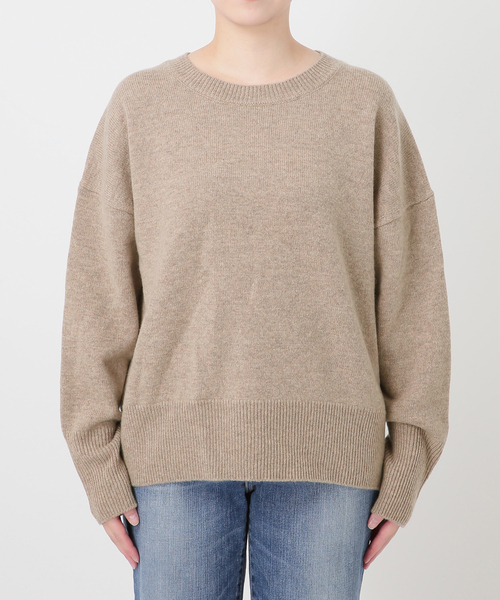 Spick & Span(スピックアンドスパン)の「ウールカシミヤクルーネックプルオーバー(ニット/セーター・レディース・グレー/ブラウン/ブルー/ベージュ系その他/ピンク系その他・FREE)」の22枚目の写真
