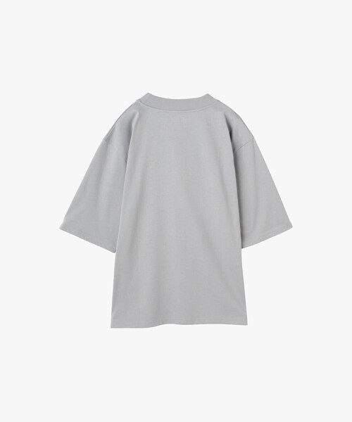 agnes b.(アニエスベー)の「メンズ ロゴ 刺繍 コットン 半袖 Tシャツ "Horace"(Tシャツ/カットソー・メンズ・グレー系その他・2)」の2枚目の写真
