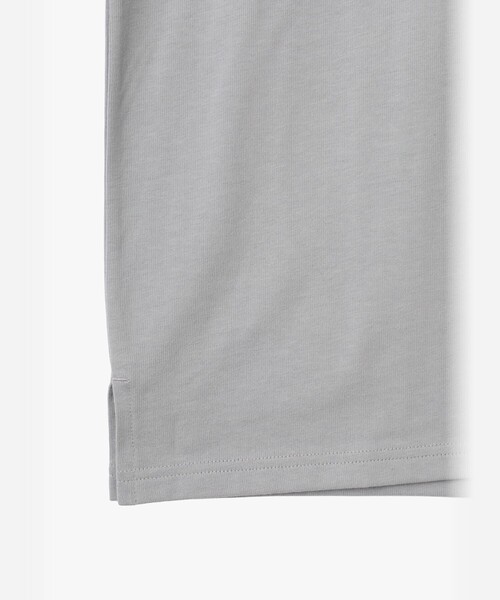 agnes b.(アニエスベー)の「メンズ ロゴ 刺繍 コットン 半袖 Tシャツ "Horace"(Tシャツ/カットソー・メンズ・グレー系その他・2)」の6枚目の写真