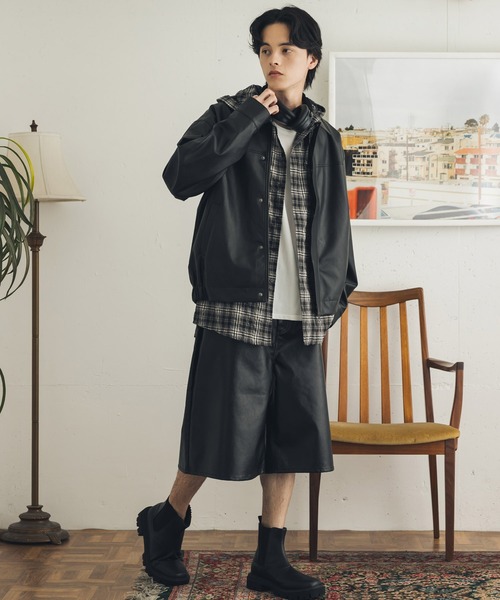 SENSE OF PLACE by URBAN RESEARCH（センスオブプレイスバイアーバンリサーチ）の「FLジップブルゾン（ブルゾン・メンズ・ブラウン/ブラック・LARGE/SMALL/MEDIUM）」の13枚目の写真