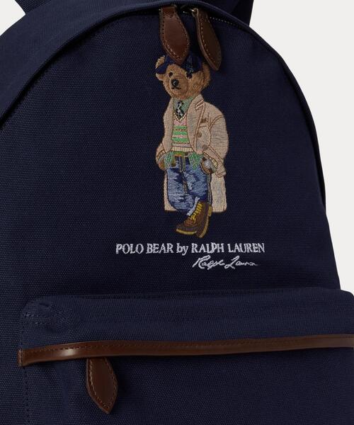 POLO RALPH LAUREN(ポロ ラルフ ローレン)の「Polo ベア キャンバス バックパック(バックパック/リュック・メンズ・ネイビー系1・ONE)」の9枚目の写真