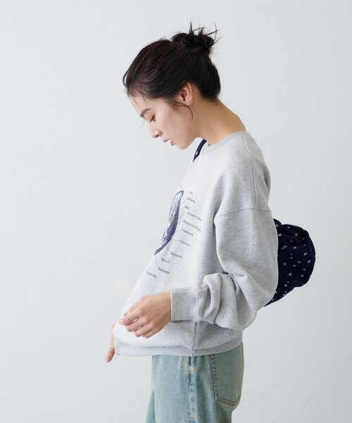CIAOPANIC TYPY(チャオパニックティピー)の「【ZOZO限定】【UNISEX】MOON/EARTHスウェット(スウェット・レディース・ブラック/ホワイト/グレー/ブラック系その他・MEDIUM/LARGE)」の5枚目の写真
