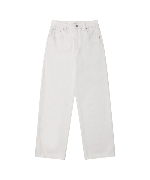 AMESWORLDWIDE(アメスワールドワイド)の「CLASSIC STRAIGHT DENIM PANTS WHITE(デニムパンツ・レディース・その他・LARGE/SMALL/MEDIUM)」の8枚目の写真