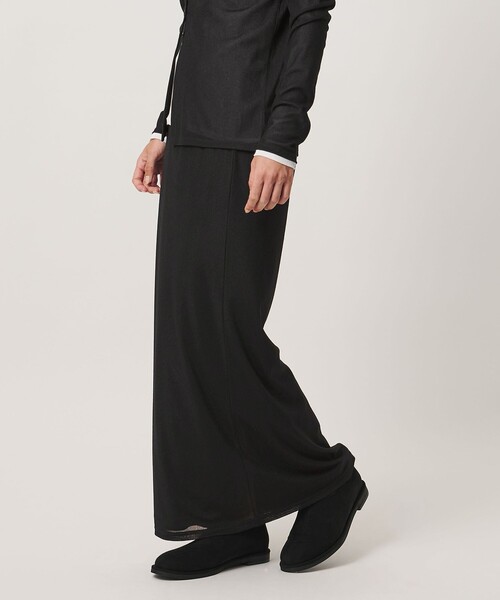 MARW UNITED ARROWS（マルゥ ユナイテッドアローズ）の「＜MARW UNITED ARROWS＞チュール ロング タイトスカート（スカート・レディース・ダークブラウン/ブラック・FREE）」の6枚目の写真