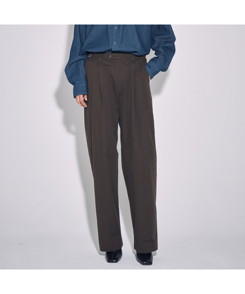 TY(ティワイ)の「ウィメンズ TY クラシックツーピンタックチノパンツ、2COLOR(その他パンツ・レディース・Beige/カーキ・MEDIUM/LARGE/X-LARGE)」の1枚目の写真