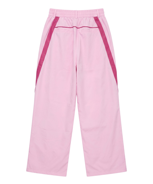 NIGHTWORKDEPT（ナイトワークデプト）の「ミッドナイト レーシング トラックパンツ_ピンク（スウェットパンツ・レディース・その他・SMALL/MEDIUM）」の3枚目の写真