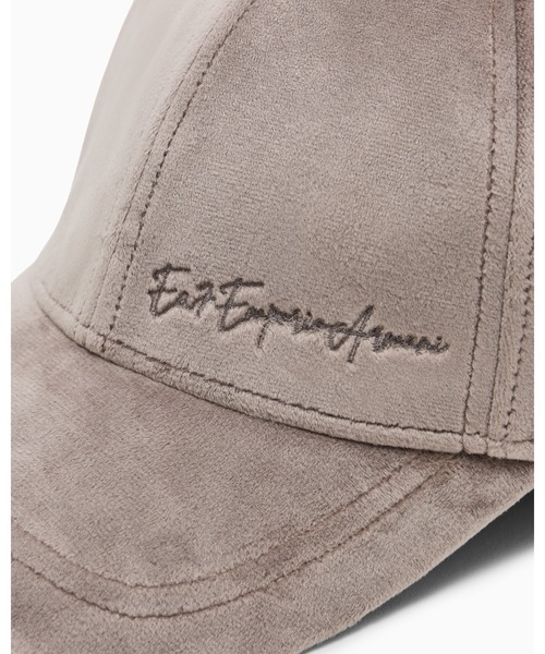 EMPORIO ARMANI EA7(エンポリオアルマーニイーエーセブン)の「<オンライン限定>【エンポリオ アルマーニ EA7】ウィメンズ ベルベット ベースボールキャップ(キャップ・レディース・サンドグレー・FREE)」の3枚目の写真