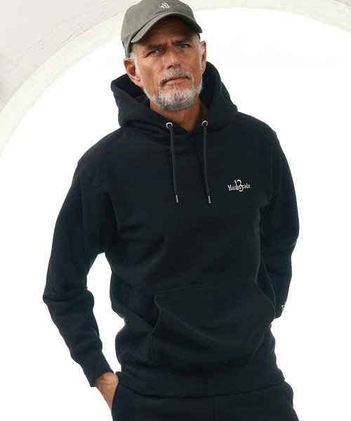Maison code 13(メゾンコードサーティーン)の「mpa4201- Twelve Ounce Brushed Fleece Hoodie パーカー(M26W-19)(パーカー・メンズ・ホワイト/ブラック/アッシュ・XL/S/M/L)」の2枚目の写真