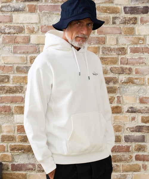 Maison code 13(メゾンコードサーティーン)の「mpa4201- Twelve Ounce Brushed Fleece Hoodie パーカー(M26W-19)(パーカー・メンズ・ホワイト/ブラック/アッシュ・XL/S/M/L)」の18枚目の写真