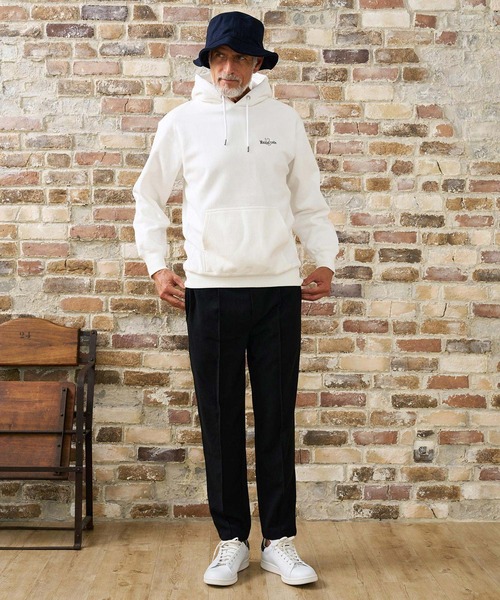 Maison code 13(メゾンコードサーティーン)の「mpa4201- Twelve Ounce Brushed Fleece Hoodie パーカー(M26W-19)(パーカー・メンズ・ホワイト/ブラック/アッシュ・XL/S/M/L)」の21枚目の写真