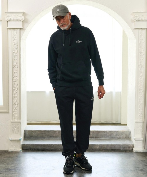 Maison code 13(メゾンコードサーティーン)の「mpa4201- Twelve Ounce Brushed Fleece Hoodie パーカー(M26W-19)(パーカー・メンズ・ホワイト/ブラック/アッシュ・XL/S/M/L)」の4枚目の写真