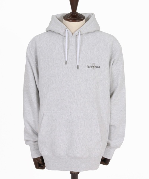 Maison code 13(メゾンコードサーティーン)の「mpa4201- Twelve Ounce Brushed Fleece Hoodie パーカー(M26W-19)(パーカー・メンズ・ホワイト/ブラック/アッシュ・XL/S/M/L)」の9枚目の写真