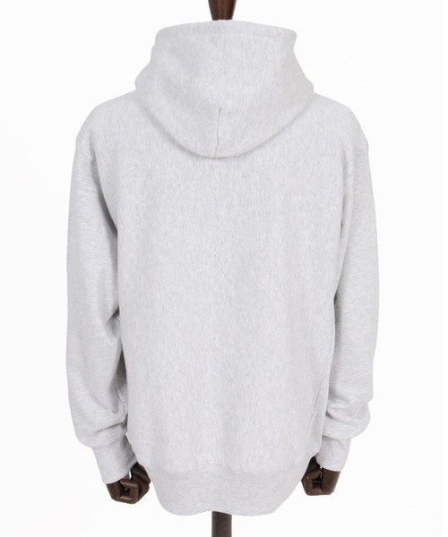 Maison code 13(メゾンコードサーティーン)の「mpa4201- Twelve Ounce Brushed Fleece Hoodie パーカー(M26W-19)(パーカー・メンズ・ホワイト/ブラック/アッシュ・XL/S/M/L)」の10枚目の写真