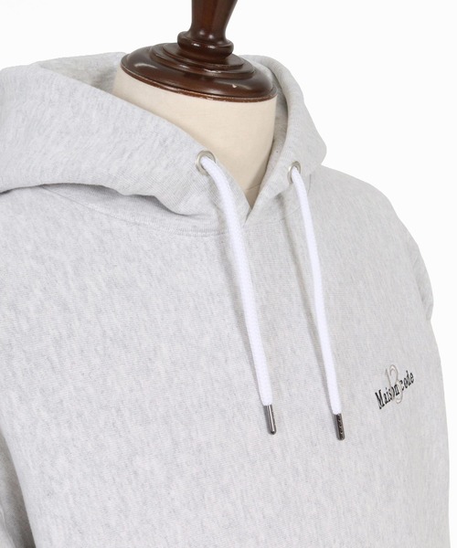Maison code 13(メゾンコードサーティーン)の「mpa4201- Twelve Ounce Brushed Fleece Hoodie パーカー(M26W-19)(パーカー・メンズ・ホワイト/ブラック/アッシュ・XL/S/M/L)」の11枚目の写真