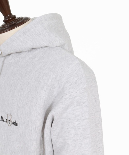 Maison code 13(メゾンコードサーティーン)の「mpa4201- Twelve Ounce Brushed Fleece Hoodie パーカー(M26W-19)(パーカー・メンズ・ホワイト/ブラック/アッシュ・XL/S/M/L)」の12枚目の写真