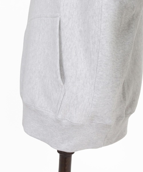 Maison code 13(メゾンコードサーティーン)の「mpa4201- Twelve Ounce Brushed Fleece Hoodie パーカー(M26W-19)(パーカー・メンズ・ホワイト/ブラック/アッシュ・XL/S/M/L)」の15枚目の写真