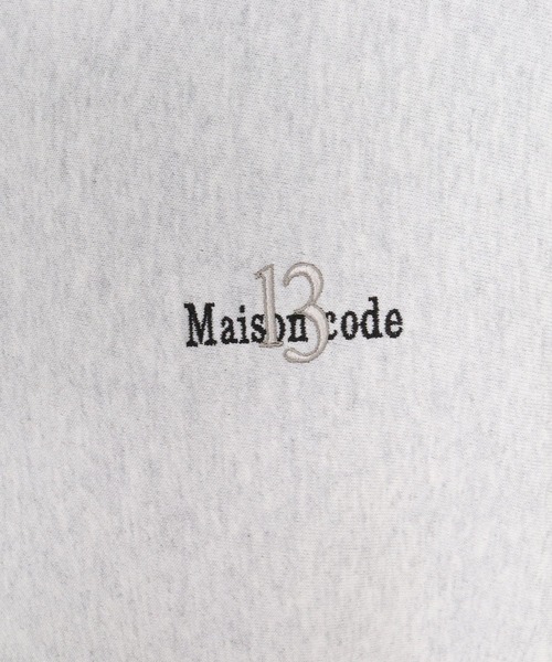 Maison code 13(メゾンコードサーティーン)の「mpa4201- Twelve Ounce Brushed Fleece Hoodie パーカー(M26W-19)(パーカー・メンズ・ホワイト/ブラック/アッシュ・XL/S/M/L)」の16枚目の写真