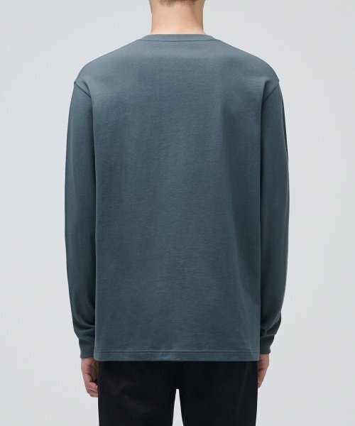 MUSINSA STANDARD（ムシンサスタンダード）の「クルーネック長袖Tシャツ[ピーコックブルー]（Tシャツ/カットソー・メンズ・その他・XX-LARGE/LARGE）」の2枚目の写真