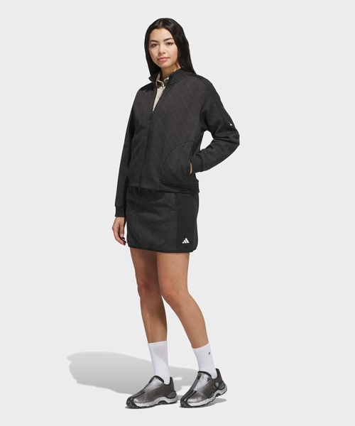 adidas(アディダス)の「クライマウォーム ジャカード パターンド フルジップ ジャケット【adidas Golf/アディダスゴルフ】(ブルゾン・レディース・ブラック・XX-LARGE/X-SMALL/X-LARGE/SMALL/MEDIUM/LARGE)」の5枚目の写真